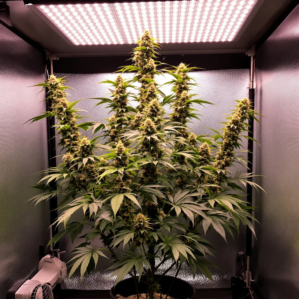 Planta de cannabis OCAs Cloud 9 en fase de floración — 150-200 cm feminizada