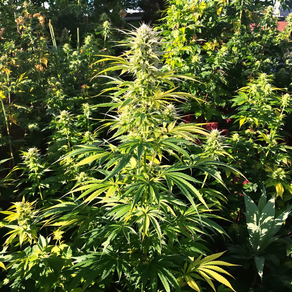 OCAs Cloud 9 16% indica / 84% sativa — flor con tricomas visibles