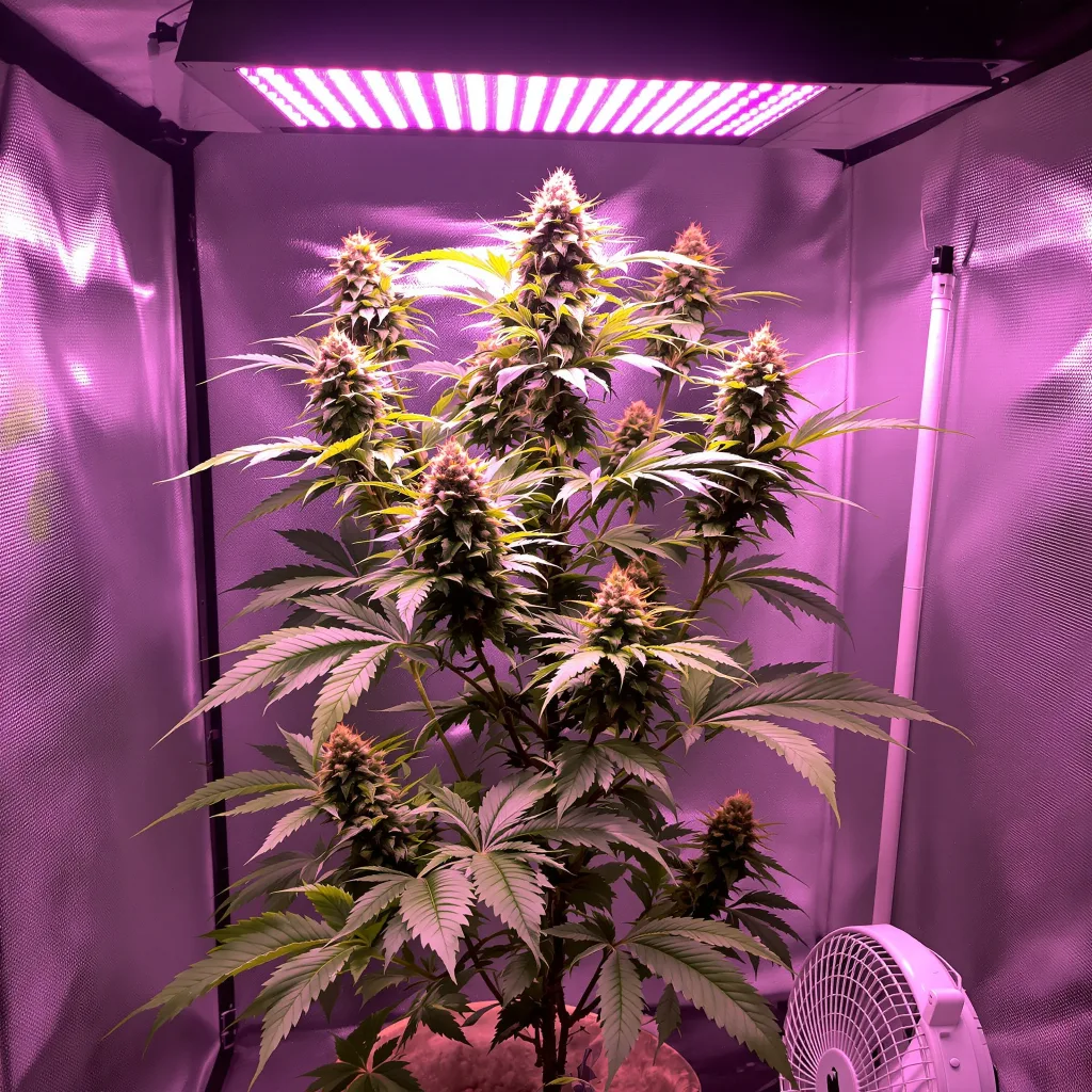 Planta de cannabis OG Kush en fase de floración — 60-100 cm autofloración