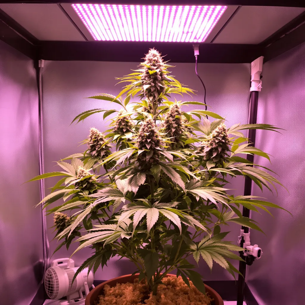 Planta de cannabis OG LA Affie en fase de floración — 90-130 cm feminizada