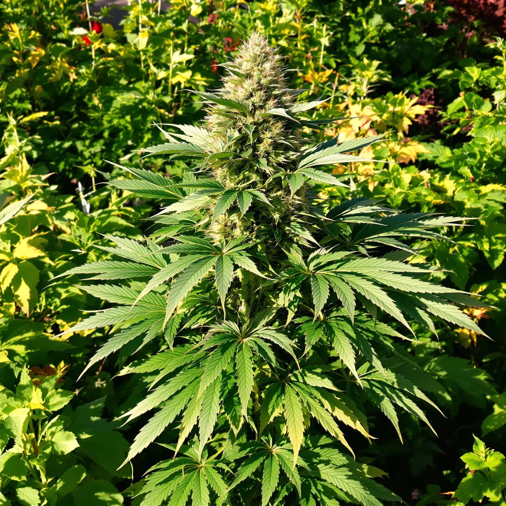 OG LA Affie 89% indica / 11% sativa — flor con tricomas visibles