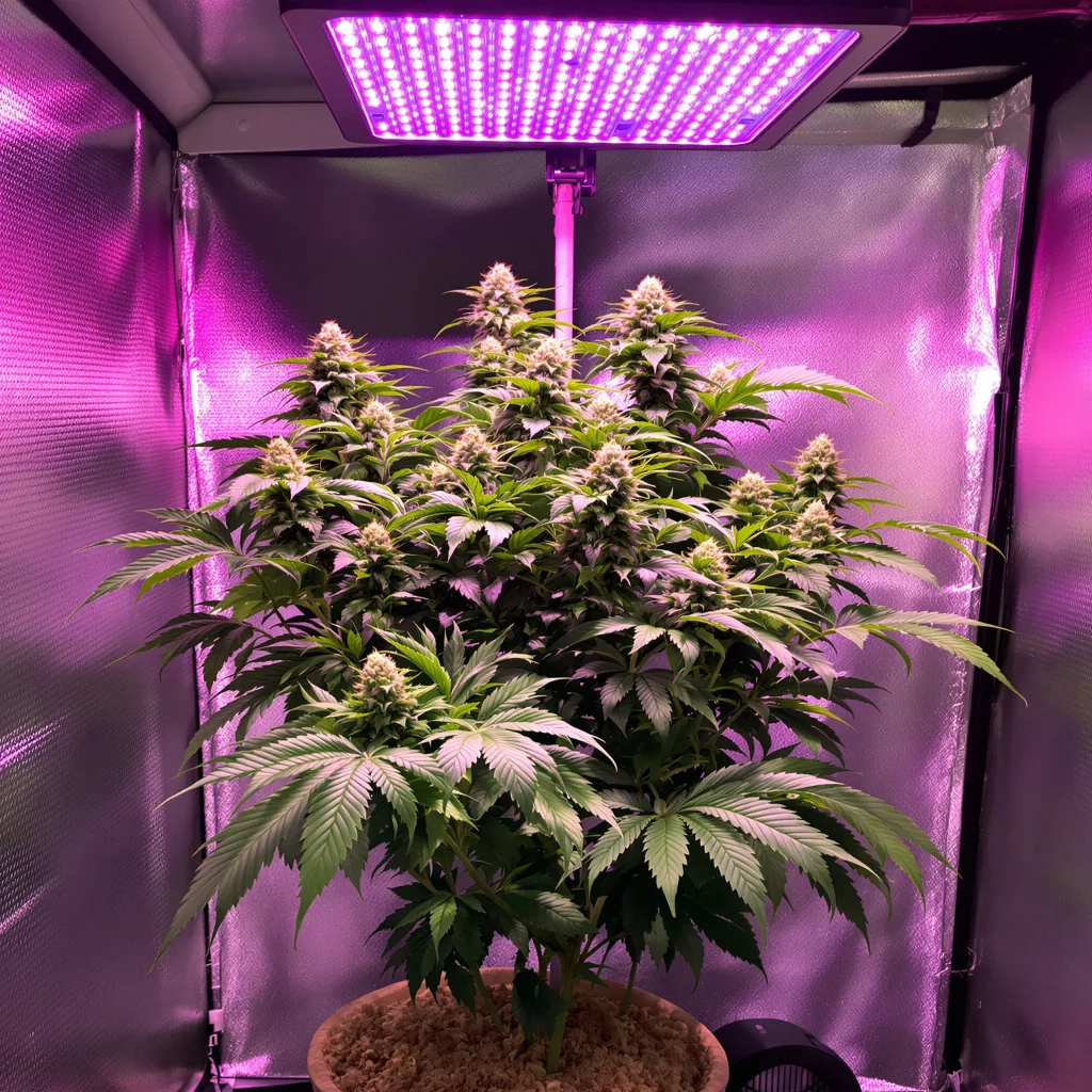 Planta de cannabis OG Los Angeles Kush en fase de floración — 90-130 cm feminizada