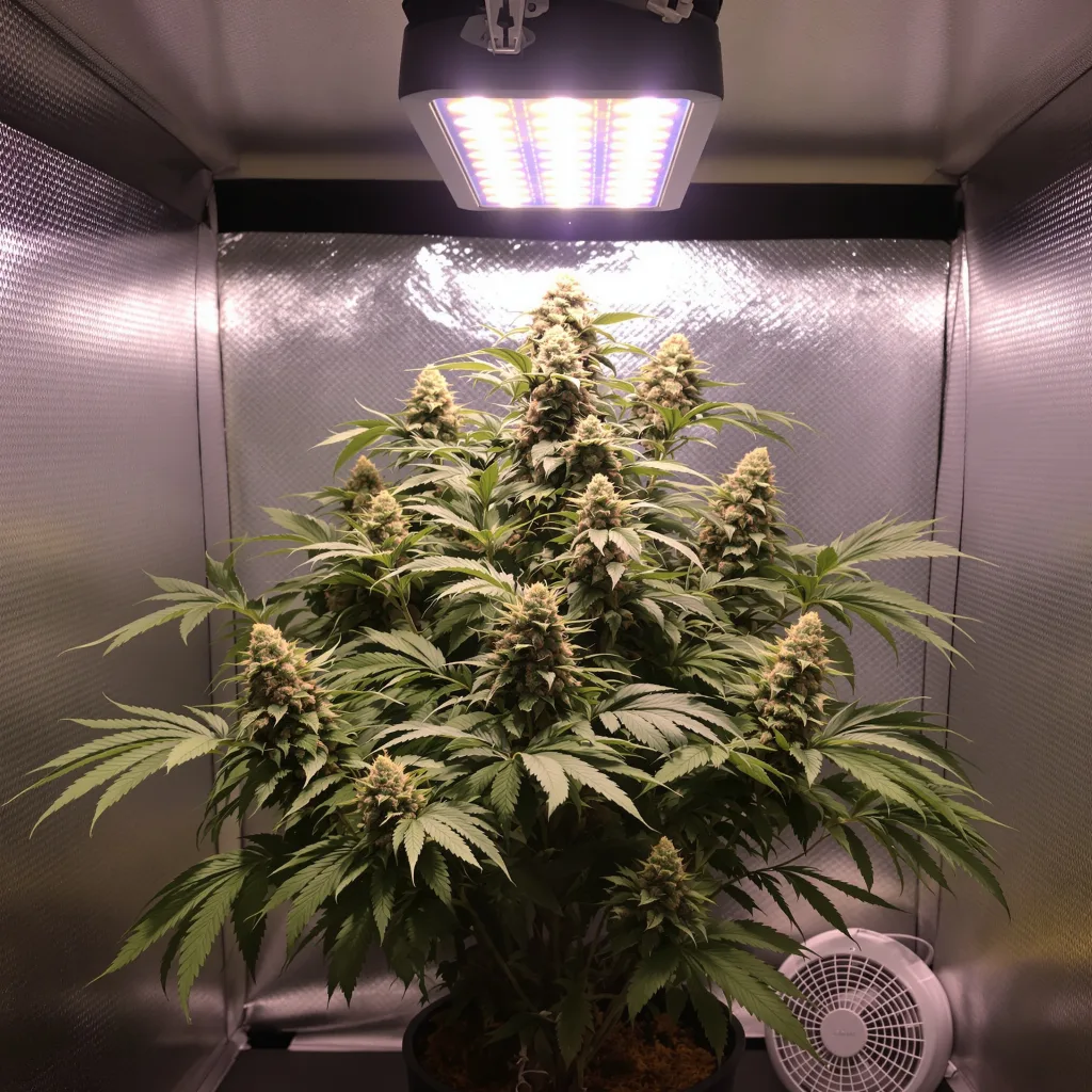 Planta de cannabis OG’s Pearl en fase de floración — 90-130 cm feminizada