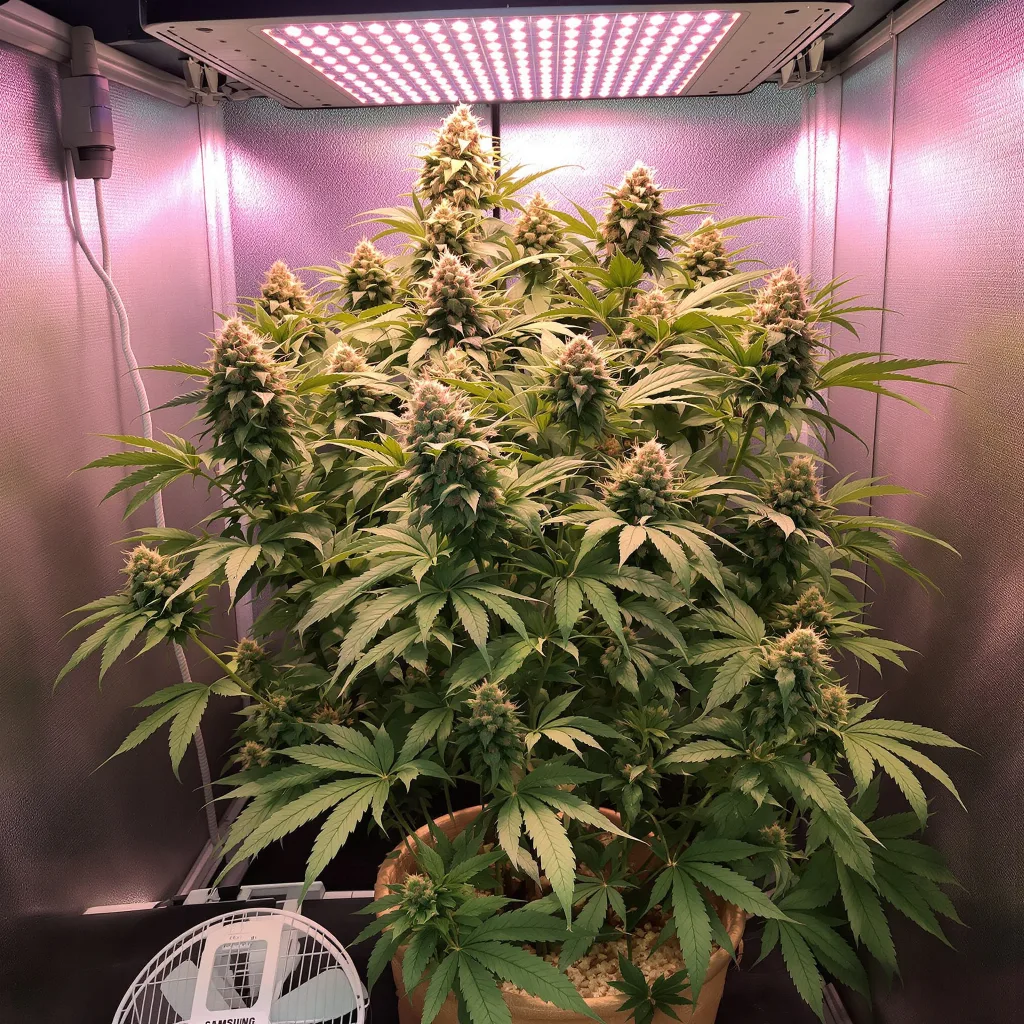Planta de cannabis Ogre Berry en fase de floración — 90-130 cm feminizada