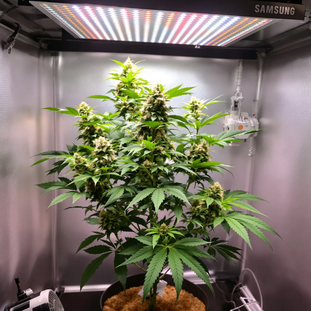 Planta de cannabis Opal OG Kush en fase de floración — 90-130 cm feminizada