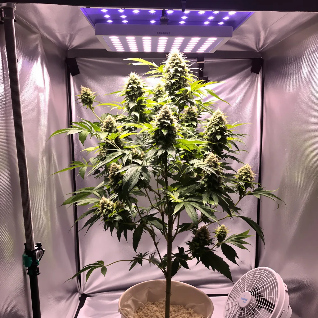 Planta de cannabis Opium en fase de floración — 120-180 cm feminizada