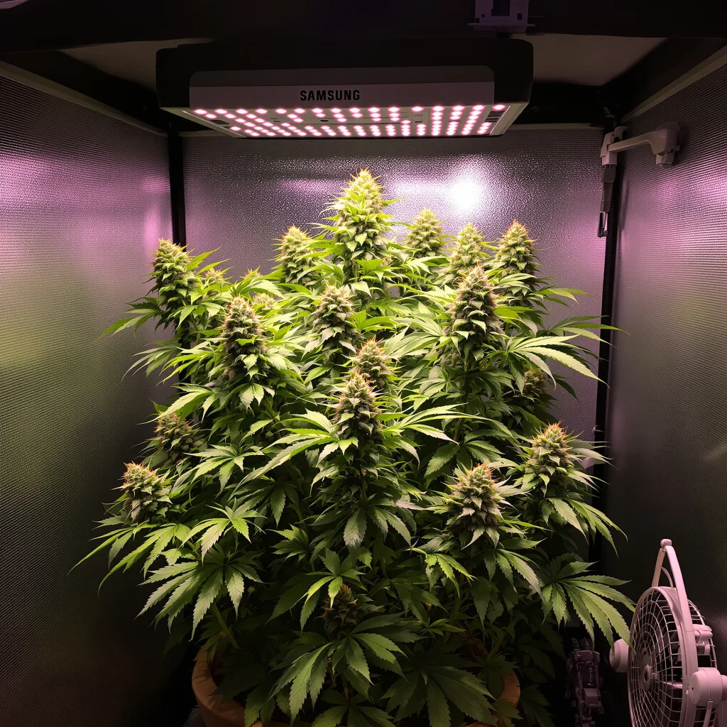 Planta de cannabis Orange Haze en fase de floración — 120-180 cm feminizada