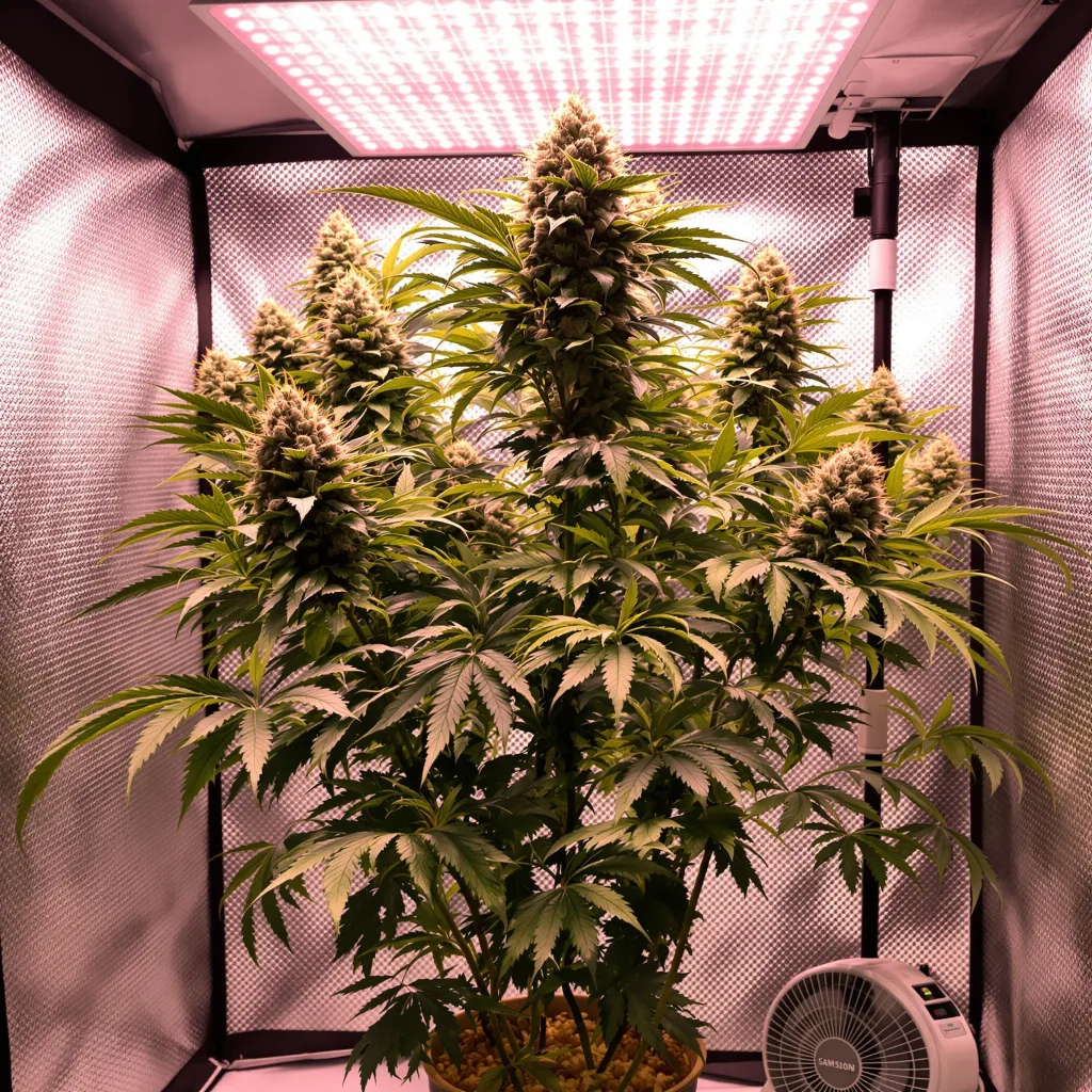 Planta de cannabis Oregon Diesel en fase de floración — 90-130 cm feminizada