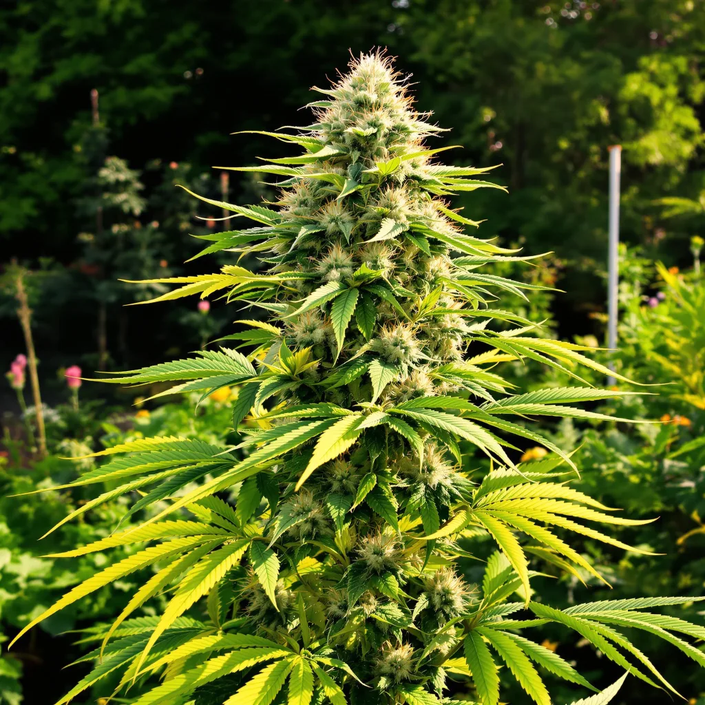 Original Glue 60% indica / 40% sativa — flor con tricomas visibles