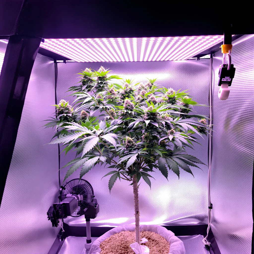 Planta de cannabis Overlord OG en fase de floración — 90-130 cm feminizada
