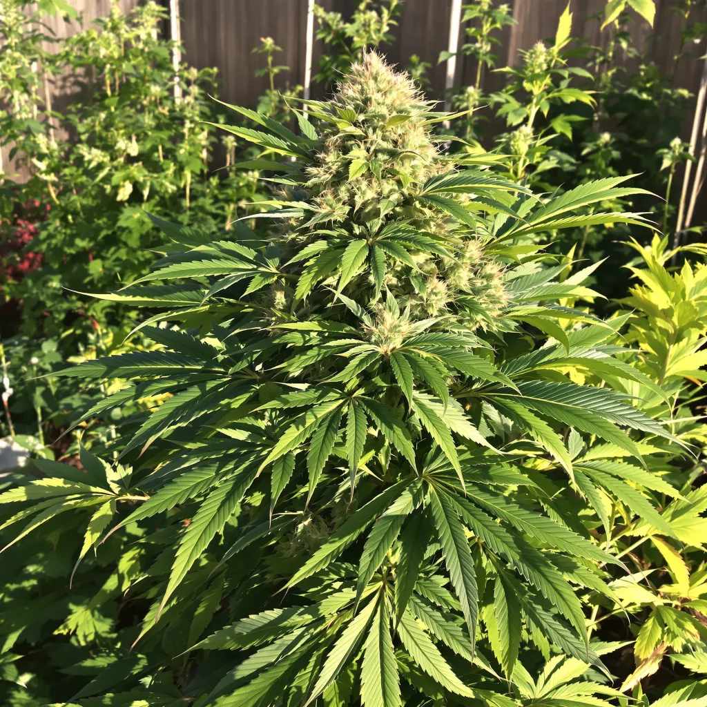 Pakistan Valley Kush 79% indica / 21% sativa — flor con tricomas visibles