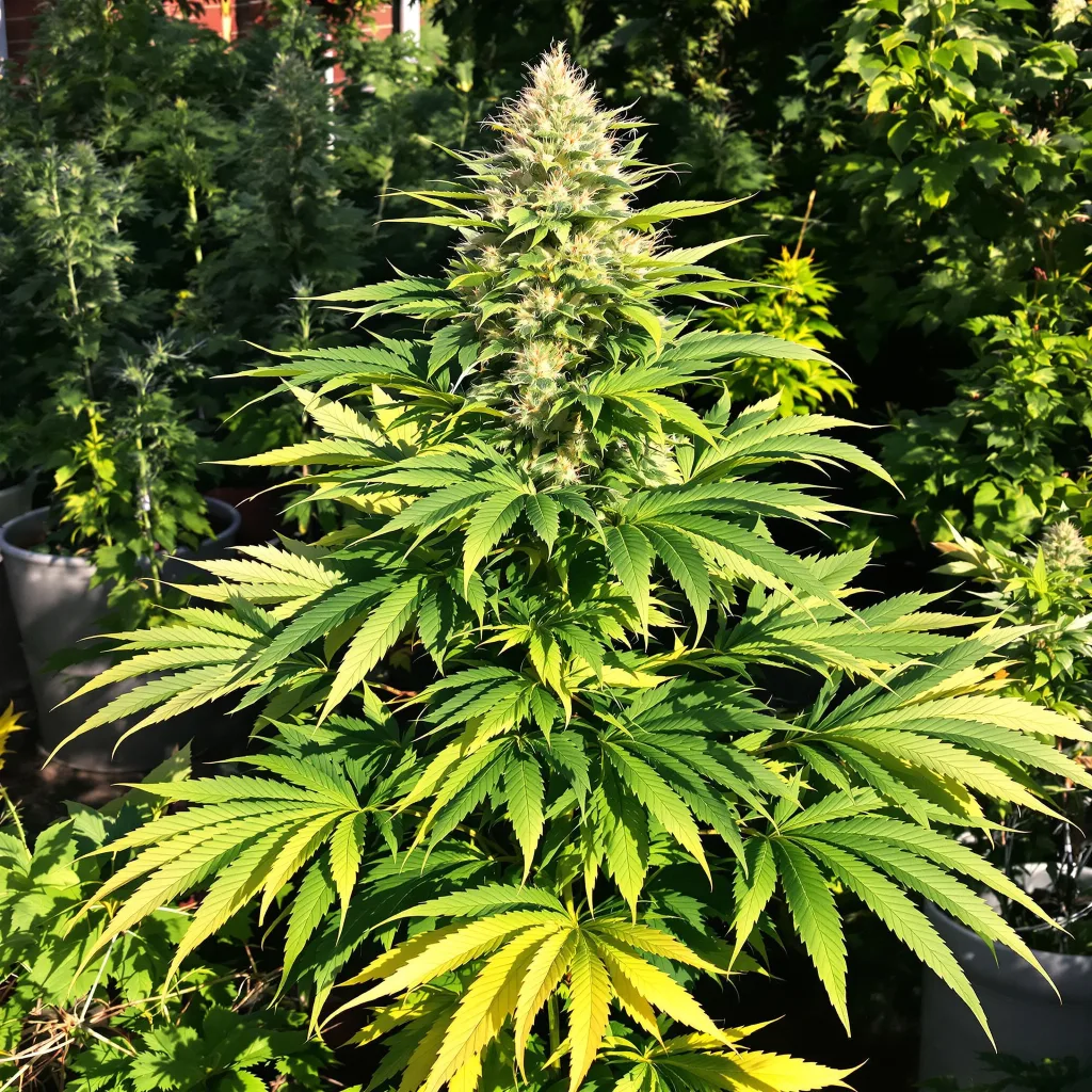 Pakistani Chitral Kush 86% indica / 14% sativa — flor con tricomas visibles