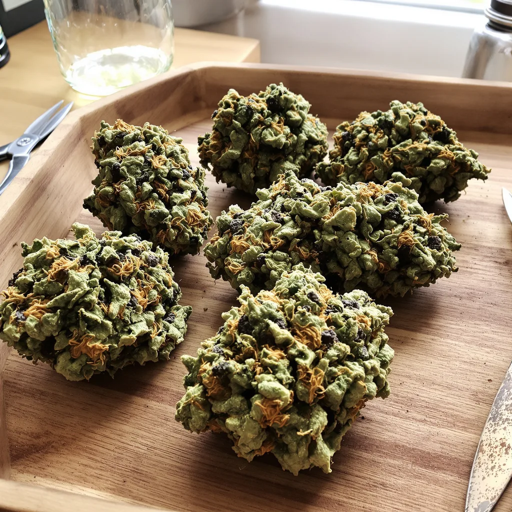 Pakistani Chitral Kush 86% indica / 14% sativa — flor con tricomas visibles