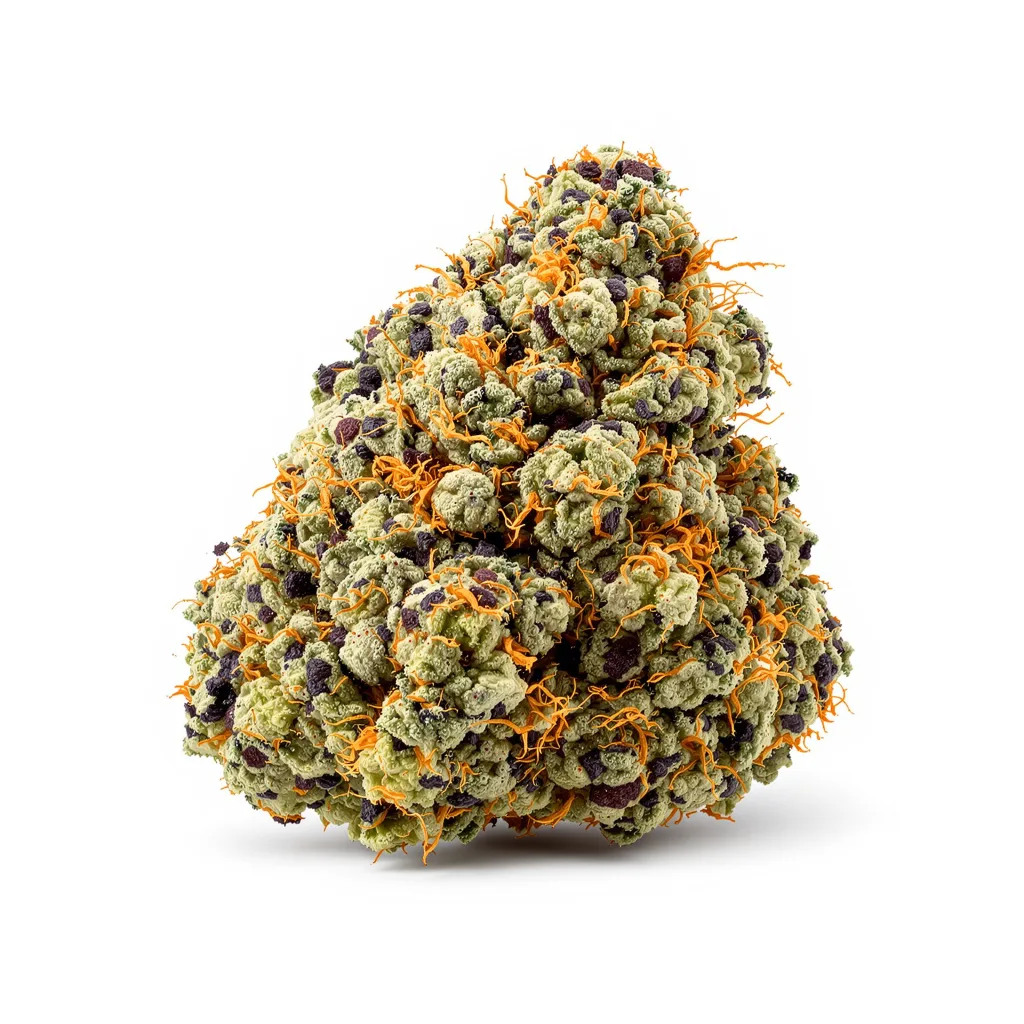 Pakistani Chitral Kush 86% indica / 14% sativa — flor con tricomas visibles