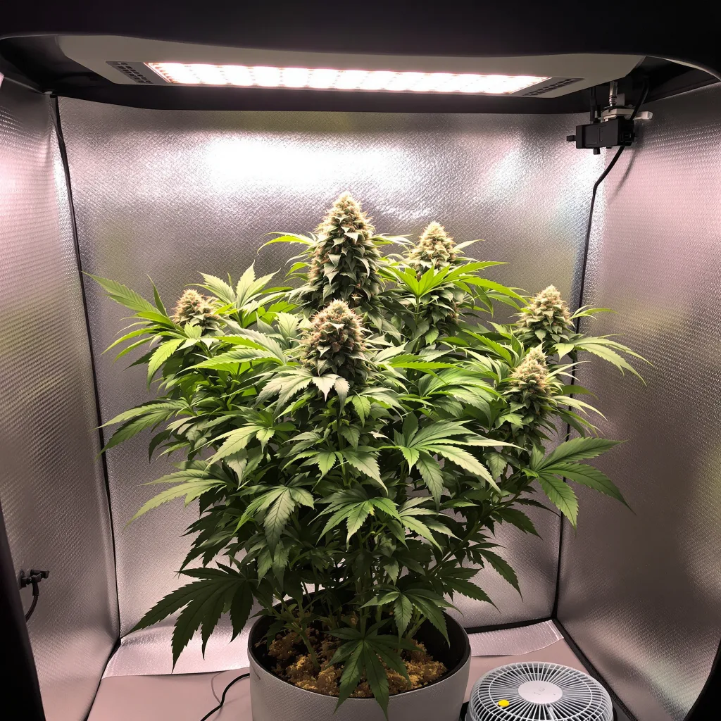 Planta de cannabis Pamelina en fase de floración — 90-130 cm feminizada