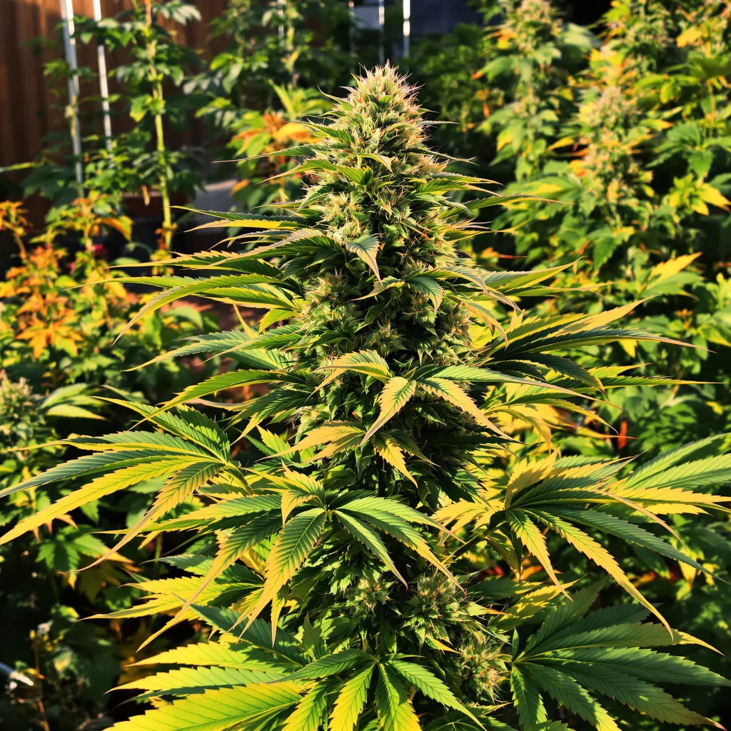 Pamelina 79% indica / 21% sativa — flor con tricomas visibles