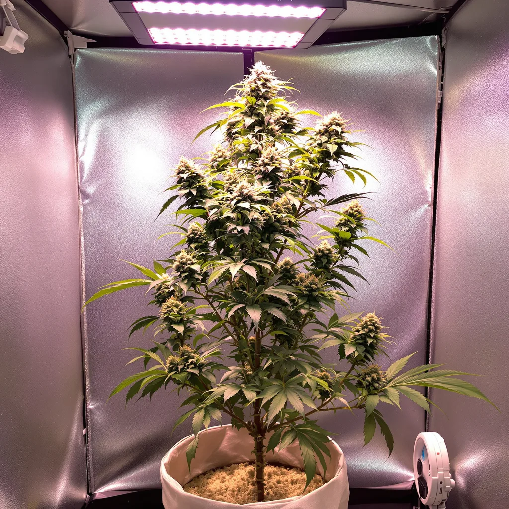 Planta de cannabis Pandora’s Box en fase de floración — 120-180 cm feminizada