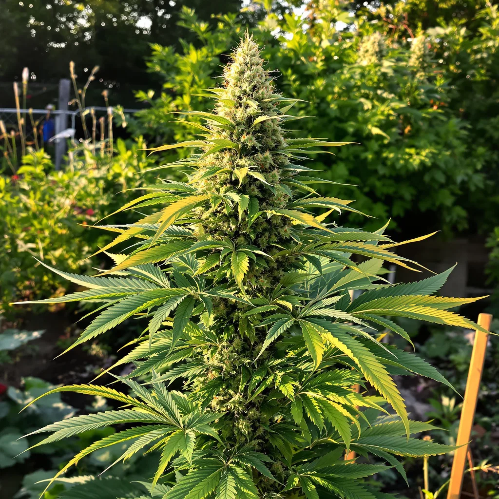 Pandora’s Box 60% indica / 40% sativa — flor con tricomas visibles