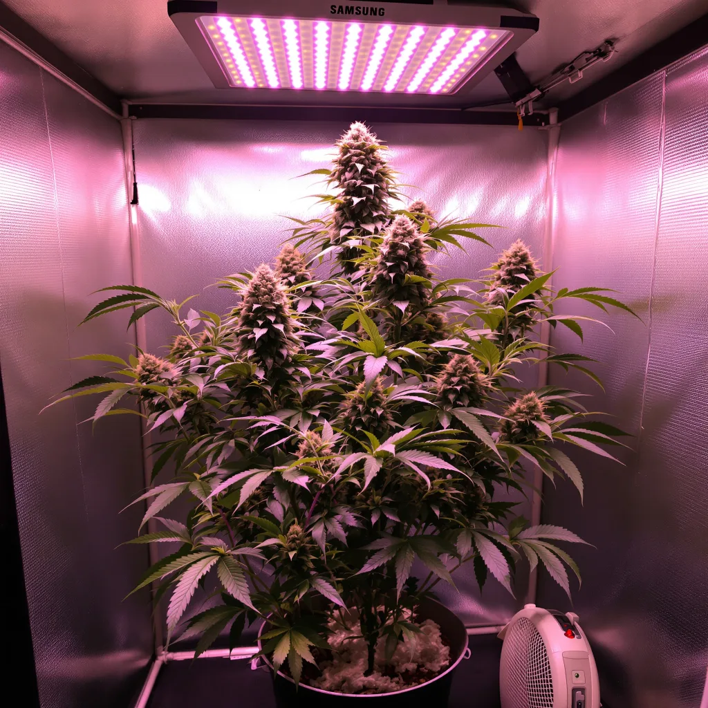 Planta de cannabis Papa's OG en fase de floración — 90-130 cm feminizada