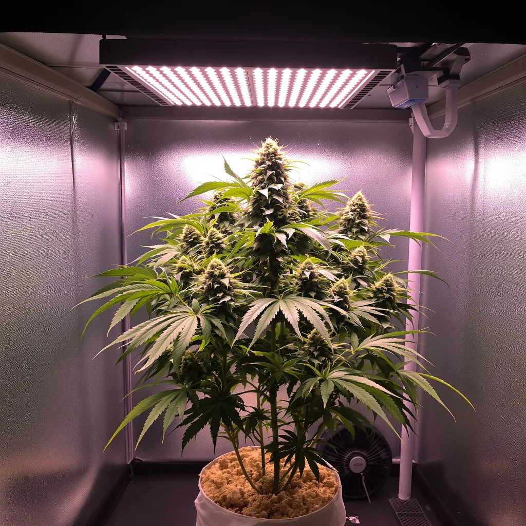 Planta de cannabis Papaya Cookies en fase de floración — 90-130 cm feminizada
