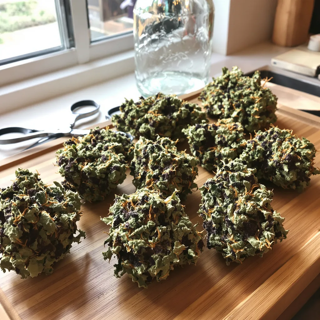 Paris XXX 85% indica / 15% sativa — flor con tricomas visibles