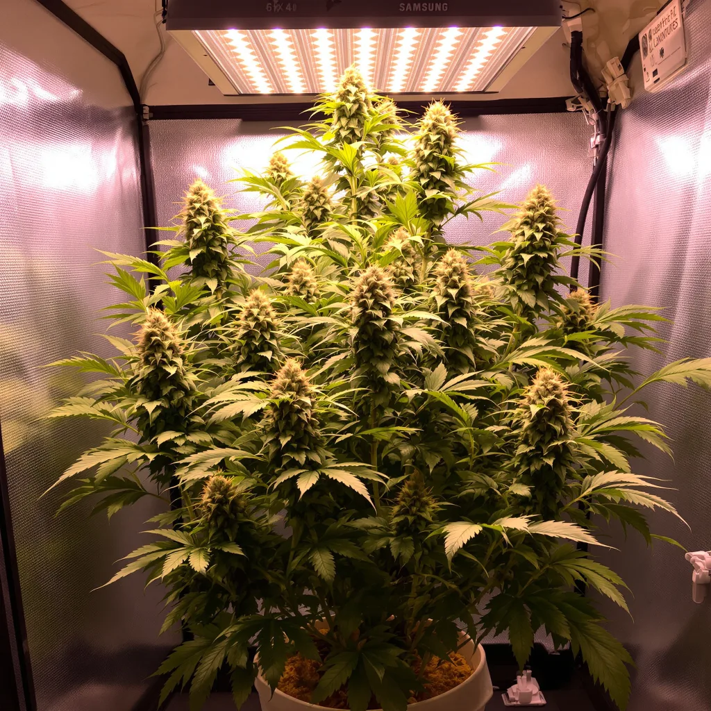 Planta de cannabis Paris XXX en fase de floración — 90-130 cm feminizada