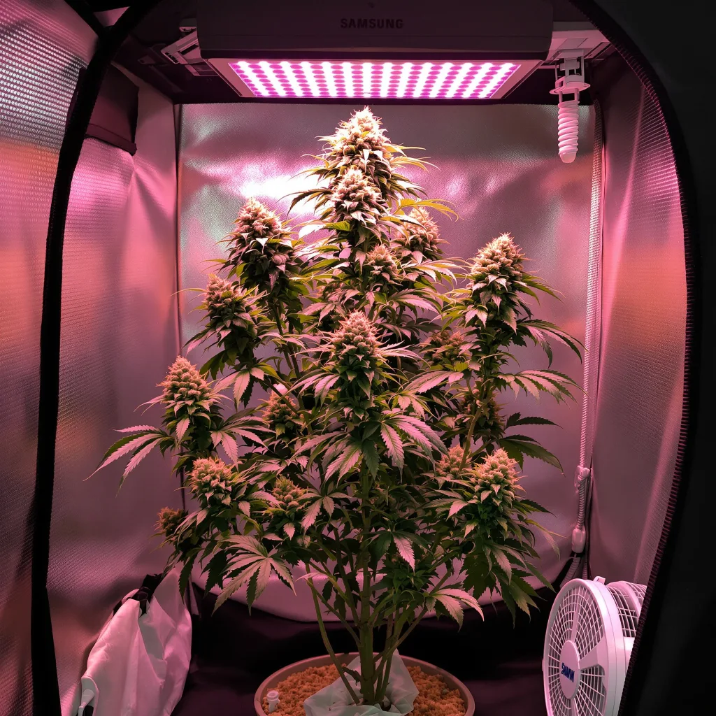 Planta de cannabis Peanut Butter Breath en fase de floración — 120-180 cm feminizada