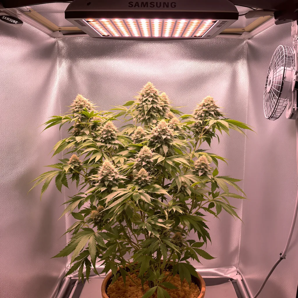 Planta de cannabis Pennywise CBD en fase de floración — 120-180 cm feminizada