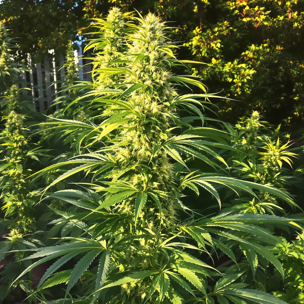 Permafrost 30% indica / 70% sativa — flor con tricomas visibles