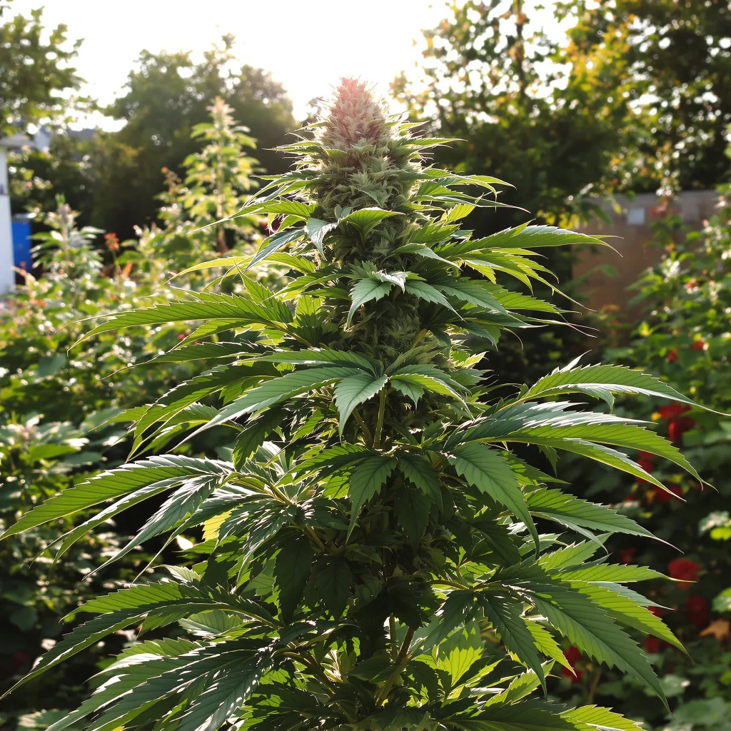 Pez 77% indica / 23% sativa — flor con tricomas visibles