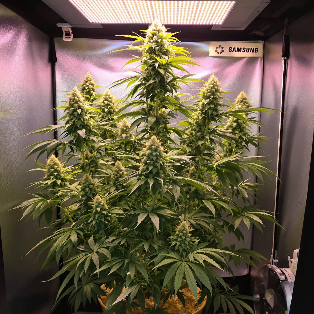 Planta de cannabis Pincher's Creek en fase de floración — 150-200 cm feminizada