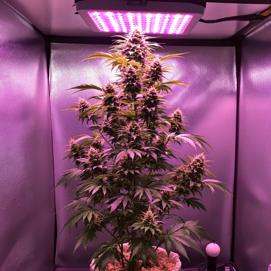 Planta de cannabis Pine en fase de floración — 60-100 cm autofloración