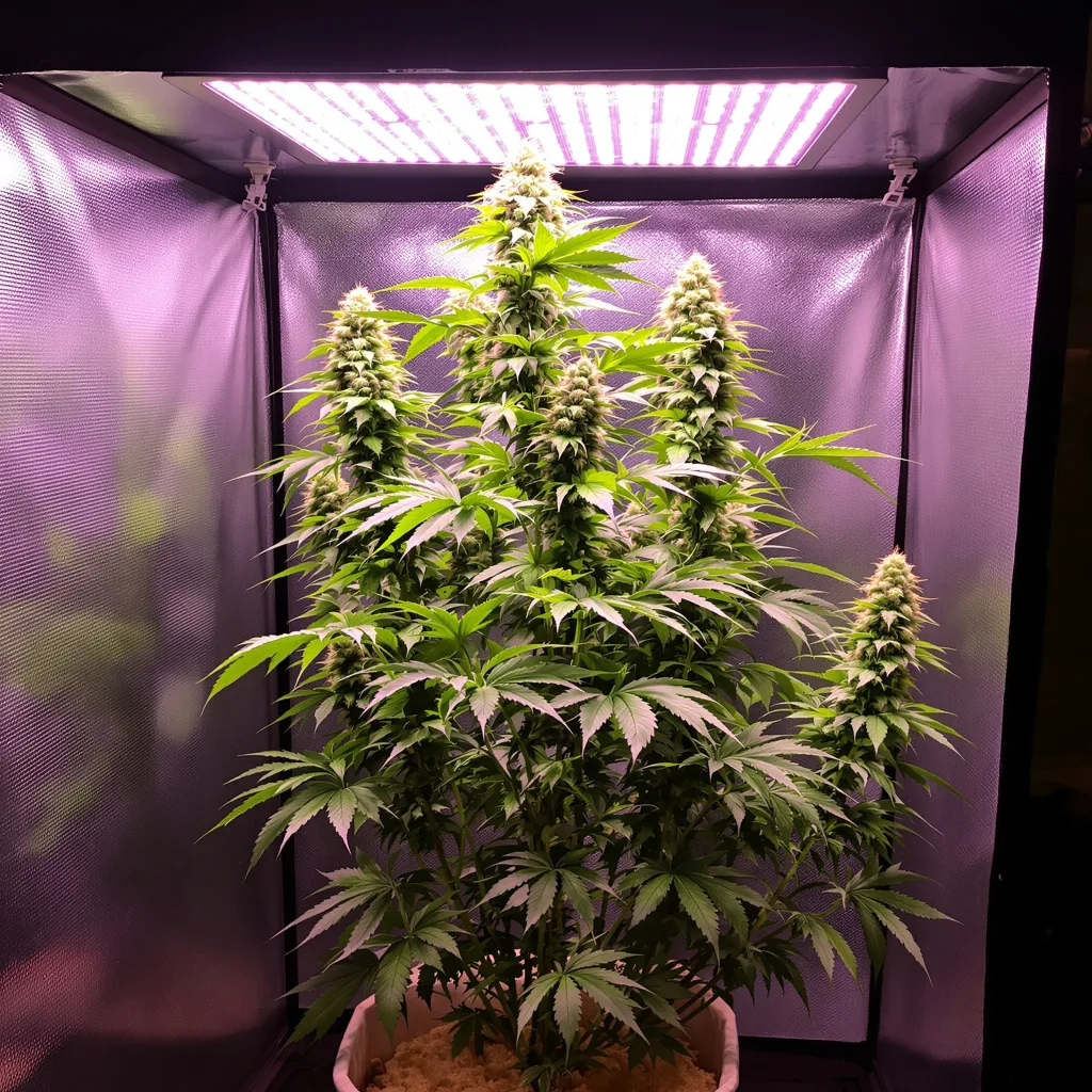 Planta de cannabis Pine en fase de floración — 150-200 cm feminizada