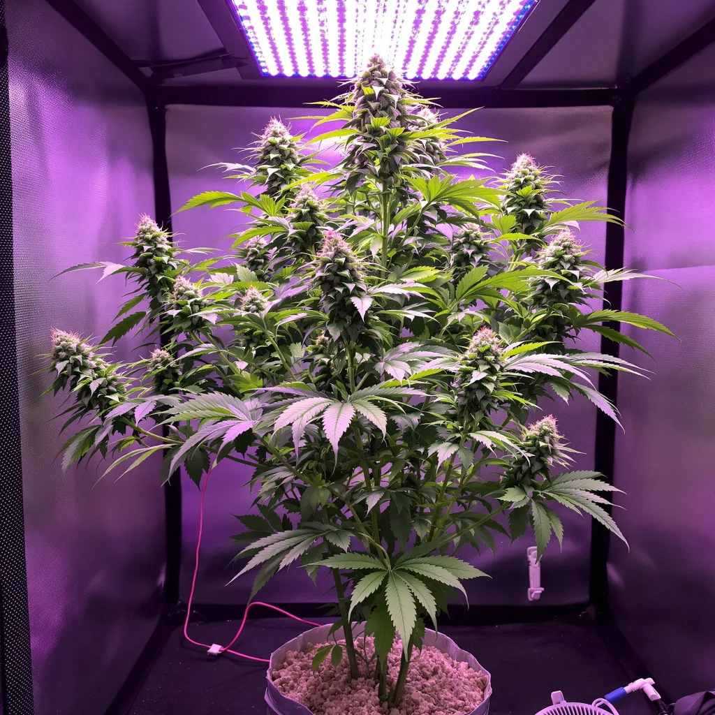 Planta de cannabis Pineapple Chunk en fase de floración — 90-130 cm feminizada