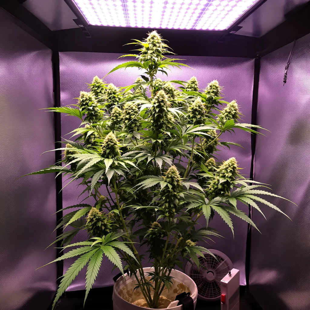 Planta de cannabis Pineapple Express en fase de floración — 120-180 cm feminizada