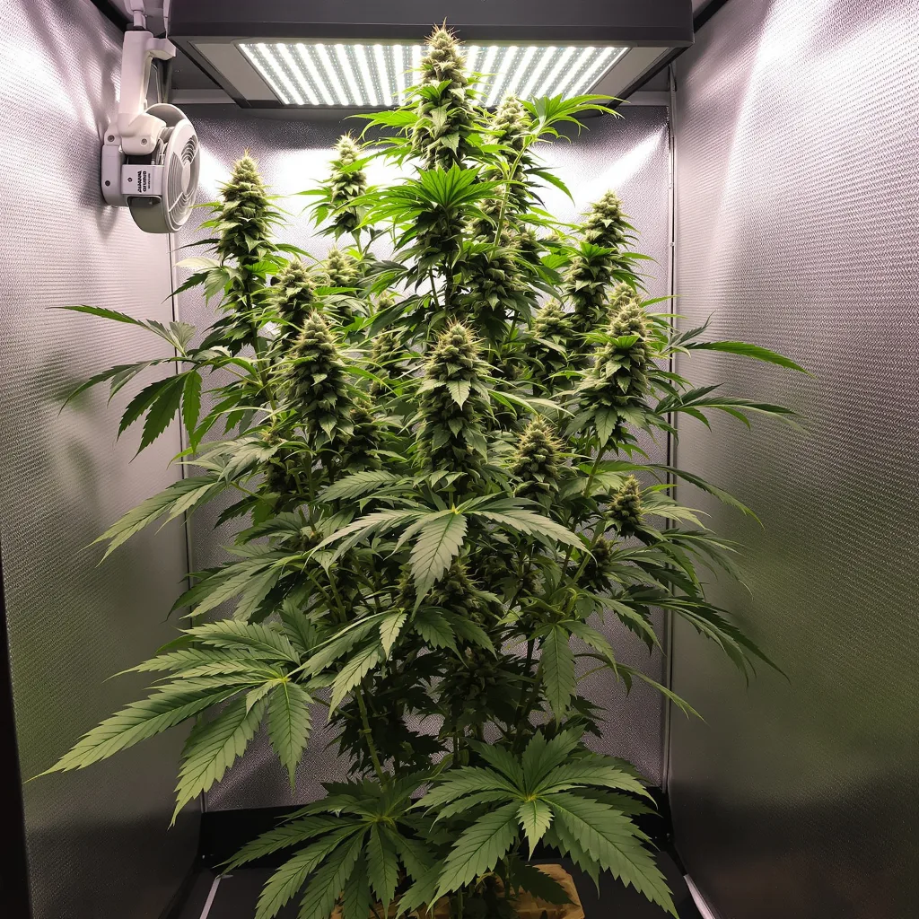 Planta de cannabis Pineapple Haze en fase de floración — 150-200 cm feminizada
