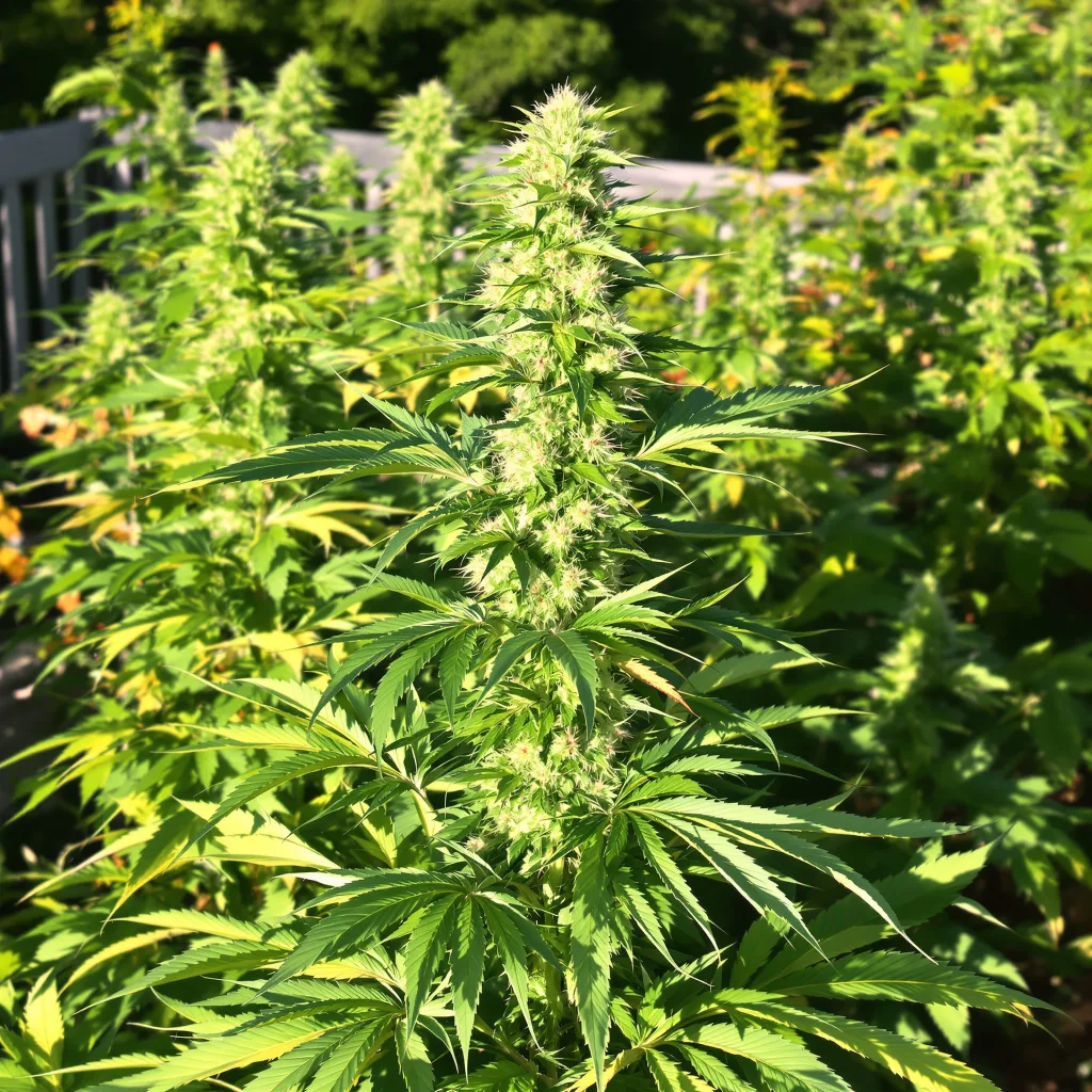 Pineapple Haze 30% indica / 70% sativa — flor con tricomas visibles