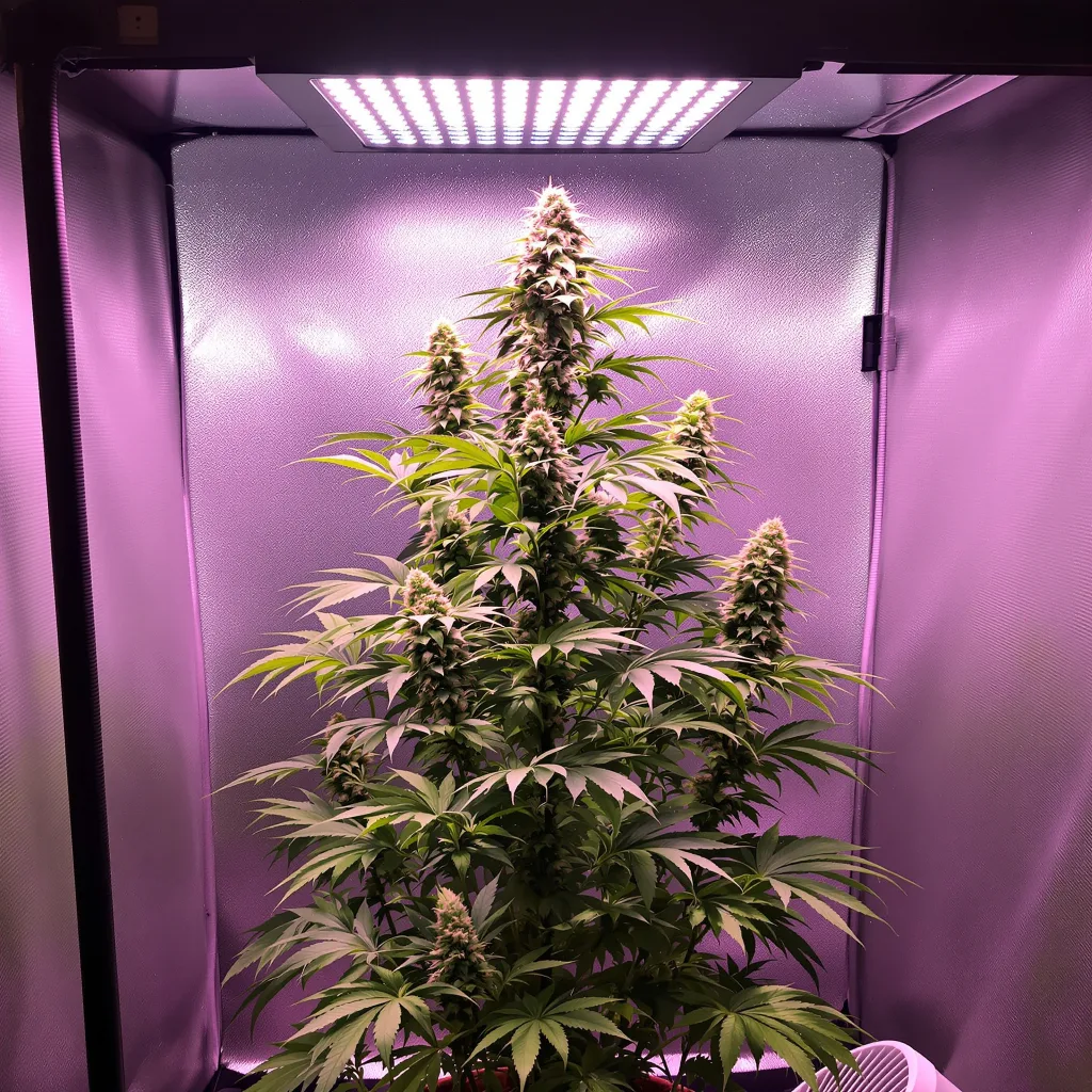 Planta de cannabis Pineapple Jack en fase de floración — 150-200 cm feminizada