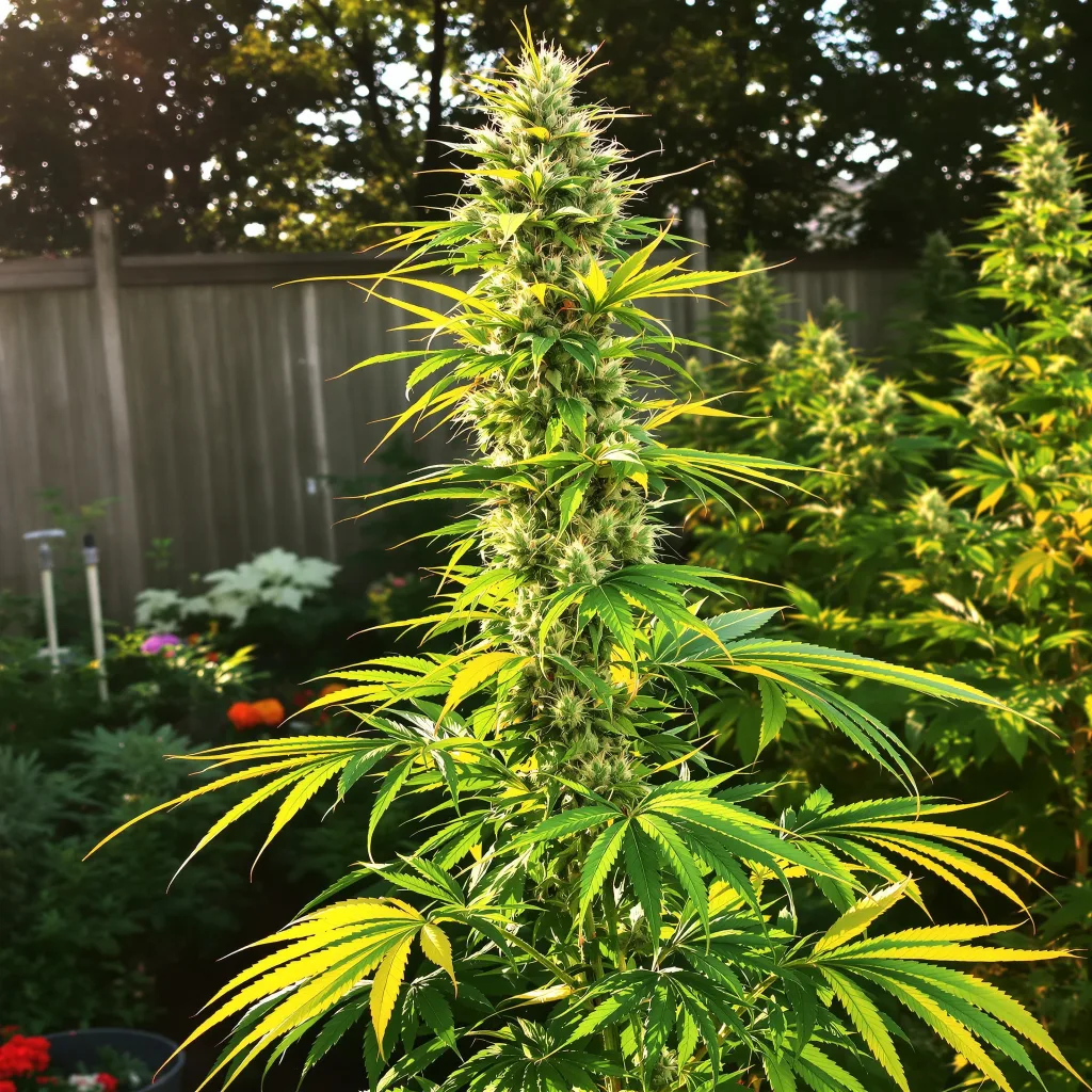 Pineapple Mayhem 11% indica / 89% sativa — flor con tricomas visibles