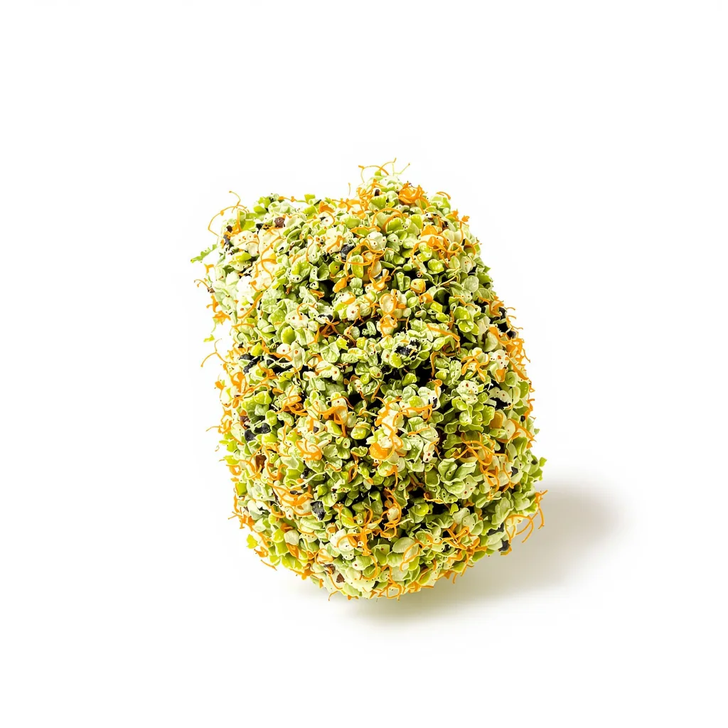 Pineapple Mayhem 11% indica / 89% sativa — flor con tricomas visibles