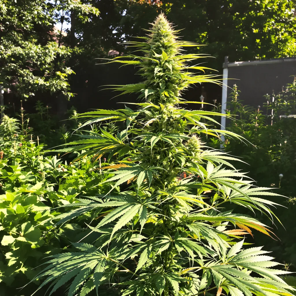 Pineapple Thai 50% indica / 100% sativa — flor con tricomas visibles
