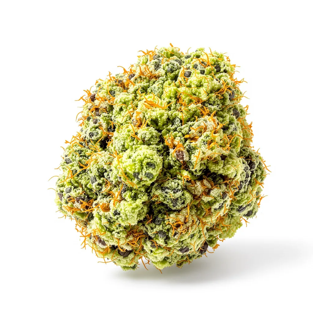 Pineapple Thai 50% indica / 100% sativa — flor con tricomas visibles