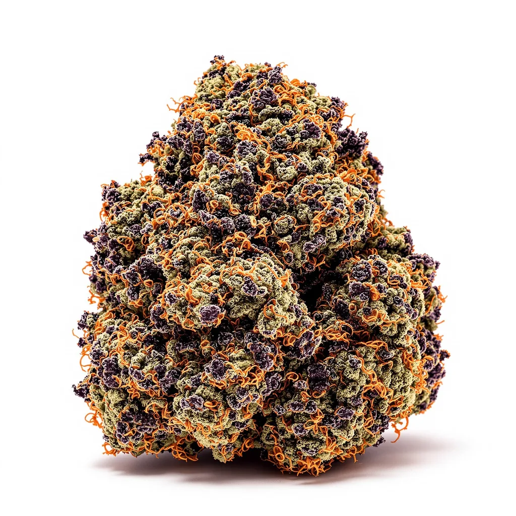 Pink Panther 70% indica / 30% sativa — flor con tricomas visibles
