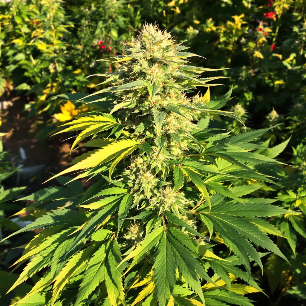 Pinkman Goo 80% indica / 20% sativa — flor con tricomas visibles