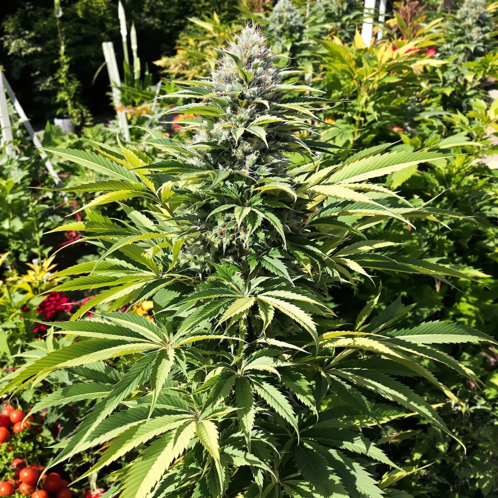 Pitbull Pit 80% indica / 20% sativa — flor con tricomas visibles