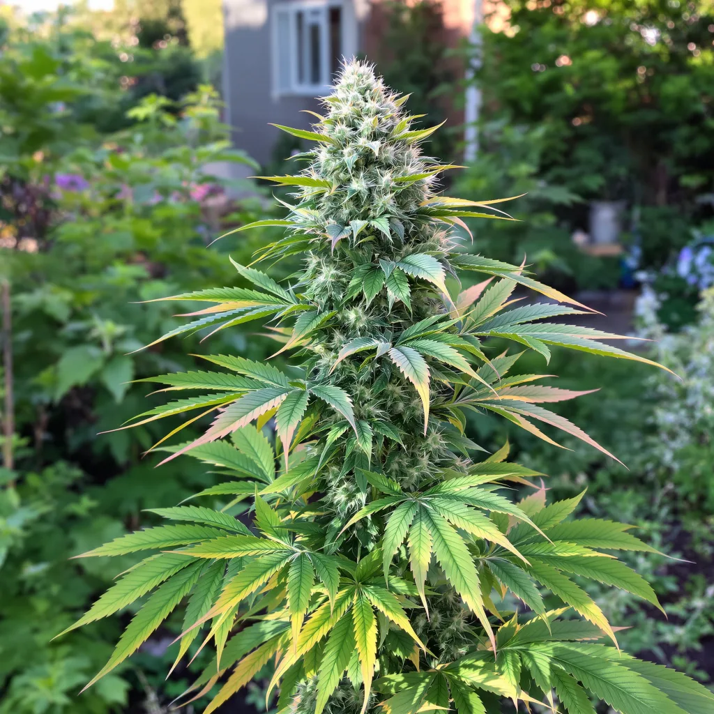 Platinum Bubba Kush 70% indica / 20% sativa — flor con tricomas visibles
