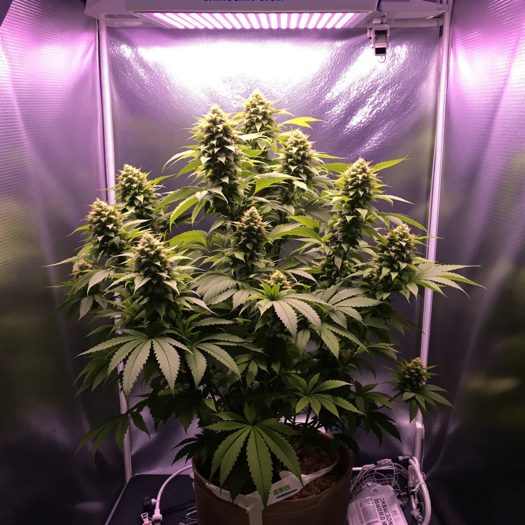 Planta de cannabis Platinum OG en fase de floración — 120-180 cm feminizada