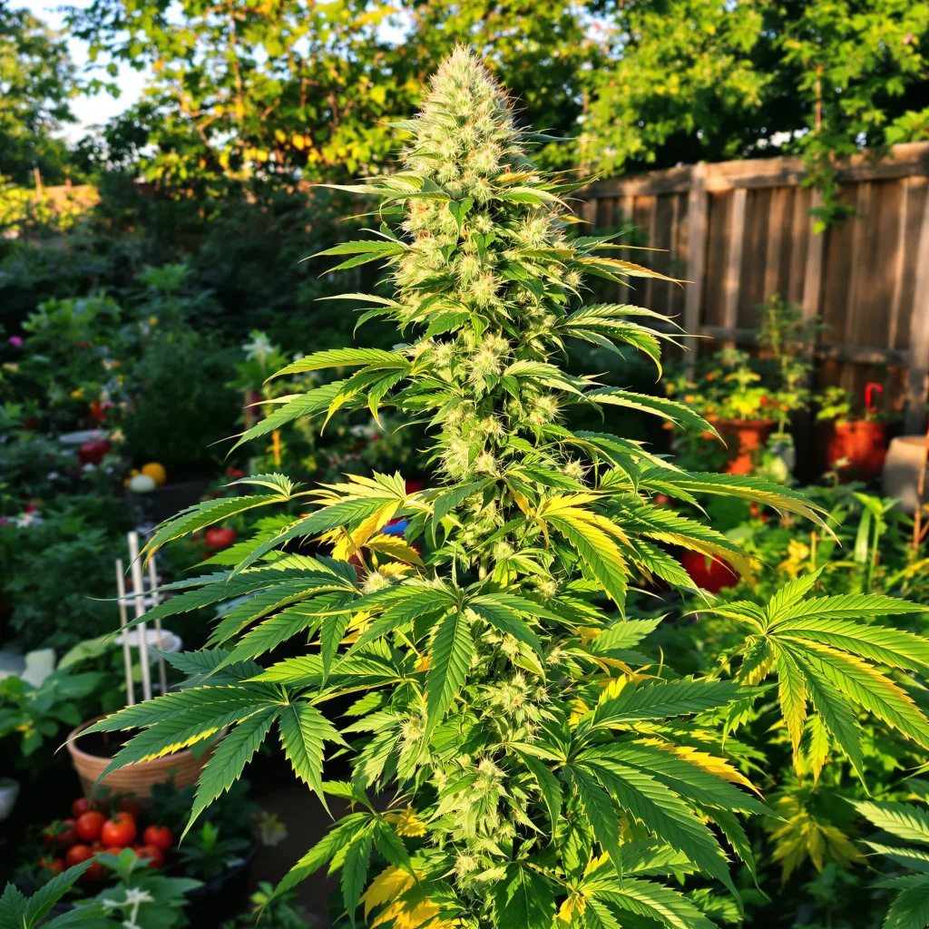 Platinum OG 62% indica / 38% sativa — flor con tricomas visibles