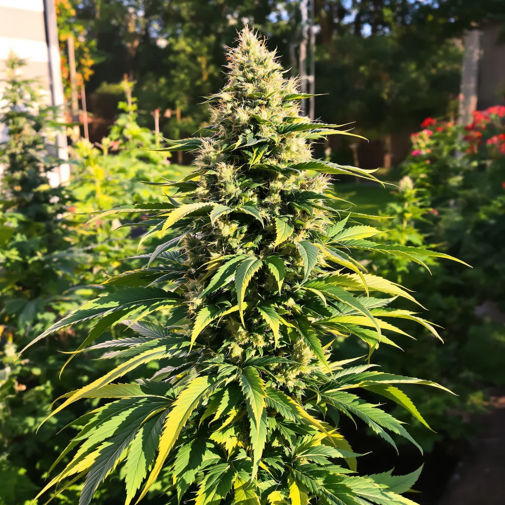 Platinum Purple Kush 80% indica / 50% sativa — flor con tricomas visibles