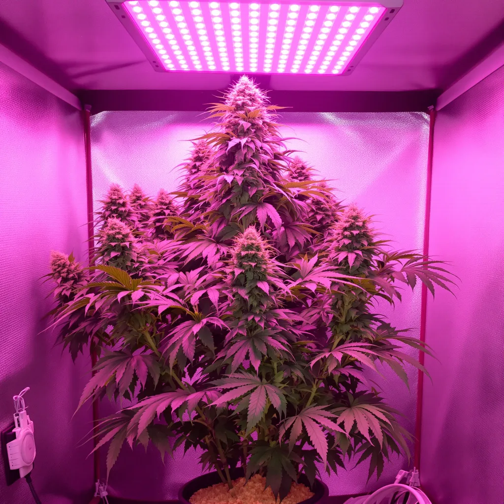 Planta de cannabis Plushberry en fase de floración — 120-180 cm feminizada
